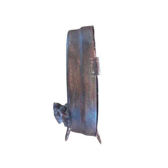 Antique Style Rustic Cottage Mantle Table Clock. Bird - Picture 5 of 7